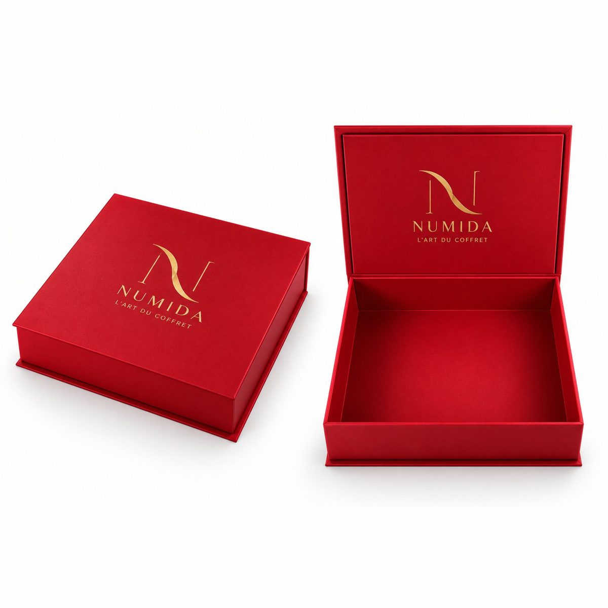 Coffrets NUMIDA rouges